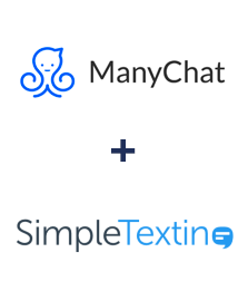 Integración de ManyChat y SimpleTexting