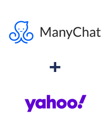 Integración de ManyChat y Yahoo!