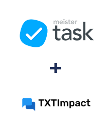 Integración de MeisterTask y TXTImpact