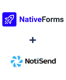 Integración de NativeForms y NotiSend Integración de NativeForms y NotiSend