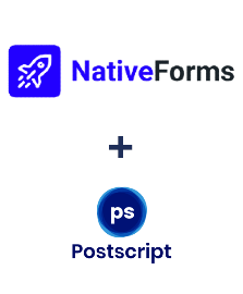 Integración de NativeForms y Postscript