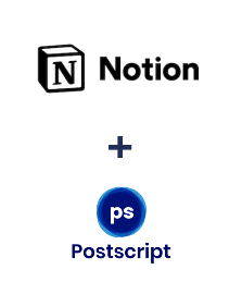 Integración de Notion y Postscript