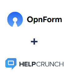 Integración de OpnForm y HelpCrunch