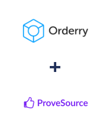 Integración de Orderry y ProveSource