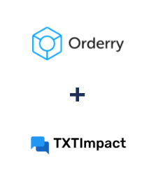 Integración de Orderry y TXTImpact