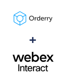 Integración de Orderry y Webex Interact