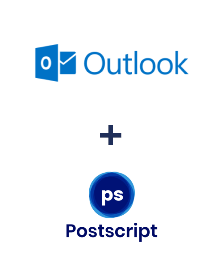 Integración de Microsoft Outlook y Postscript