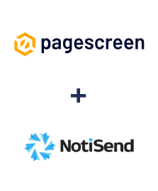 Integración de Pagescreen y NotiSend Integración de Pagescreen y NotiSend
