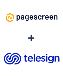 Integración de Pagescreen y Telesign