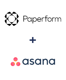Integración de Paperform y Asana