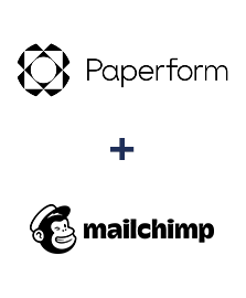 Integración de Paperform y MailChimp