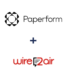 Integración de Paperform y Wire2Air