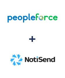 Integración de PeopleForce y NotiSend Integración de PeopleForce y NotiSend