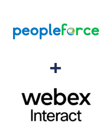 Integración de PeopleForce y Webex Interact