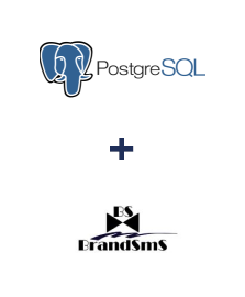 Integración de PostgreSQL y BrandSMS 