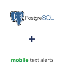 Integración de PostgreSQL y Mobile Text Alerts