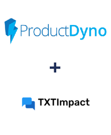 Integración de ProductDyno y TXTImpact