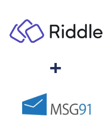 Integración de Riddle y MSG91