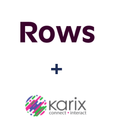 Integración de Rows y Karix