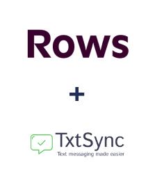 Integración de Rows y TxtSync