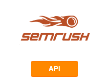 Integración de SEMrush con otros sistemas por API