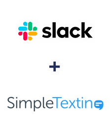 Integración de Slack y SimpleTexting