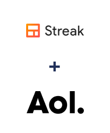 Integración de Streak y AOL