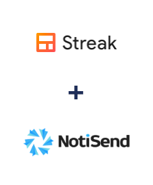 Integración de Streak y NotiSend Integración de Streak y NotiSend