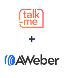 Integración de Talk-me y AWeber