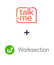 Integración de Talk-me y Worksection