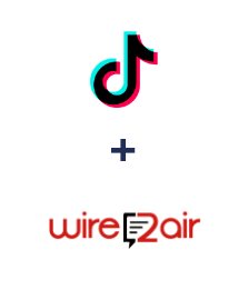 Integración de TikTok y Wire2Air