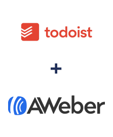 Integración de Todoist y AWeber