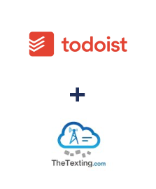 Integración de Todoist y TheTexting