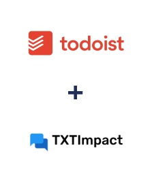 Integración de Todoist y TXTImpact