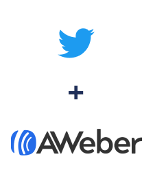 Integración de Twitter y AWeber