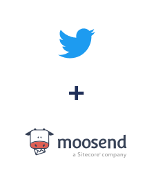 Integración de Twitter y Moosend