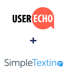 Integración de UserEcho y SimpleTexting