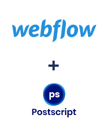 Integración de Webflow y Postscript