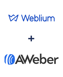 Integración de Weblium y AWeber