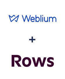 Integración de Weblium y Rows