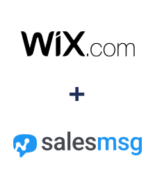 Integración de Wix y Salesmsg