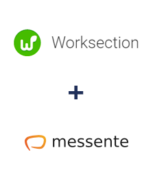 Integración de Worksection y Messente