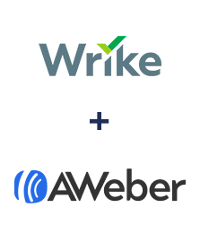 Integración de Wrike y AWeber