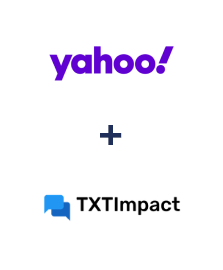 Integración de Yahoo! y TXTImpact