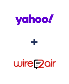 Integración de Yahoo! y Wire2Air