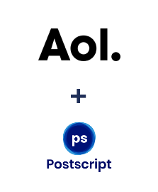 Integracja AOL i Postscript