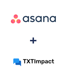 Integracja Asana i TXTImpact