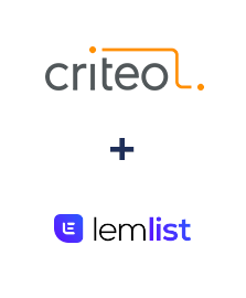 Integracja Criteo i Lemlist