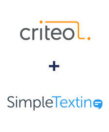 Integracja Criteo i SimpleTexting