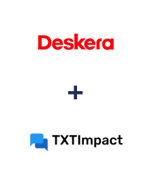 Integracja Deskera CRM i TXTImpact